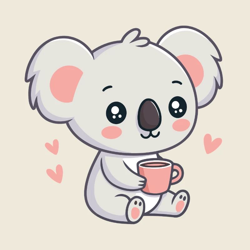 Koala Coeur et Café Douceur