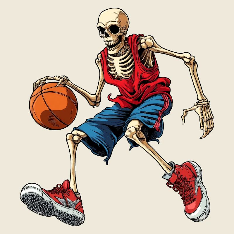 Basketball Skelett