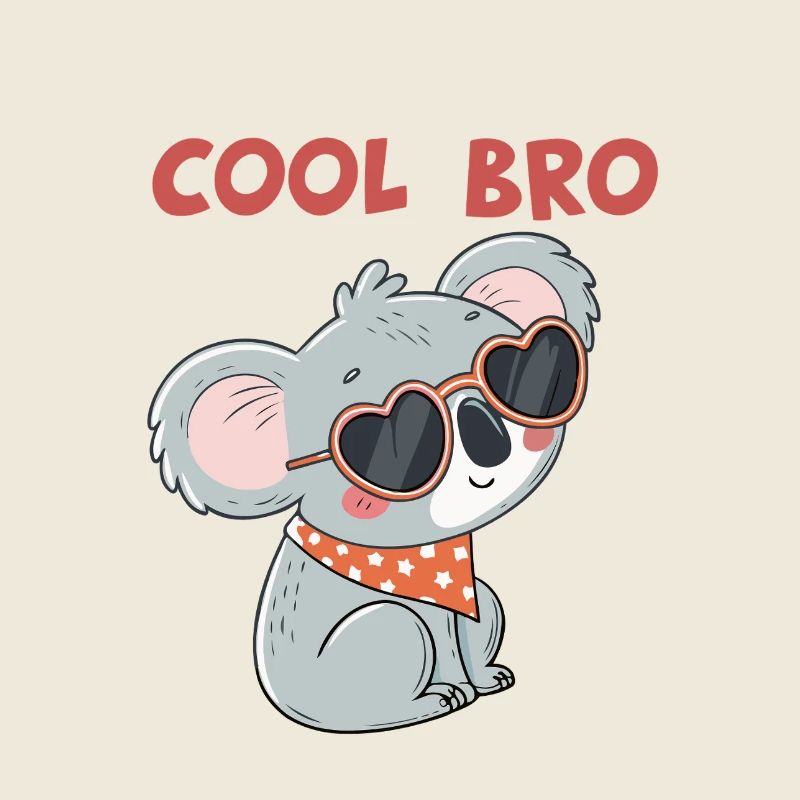 Koala Cool Lunettes Cœur