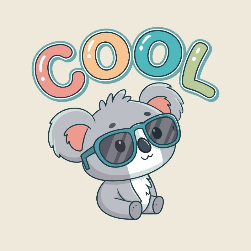 Koala Cool pastel Lunettes