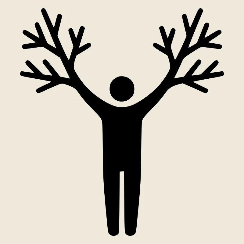 Baum Mensch Wurzeln Wachstum