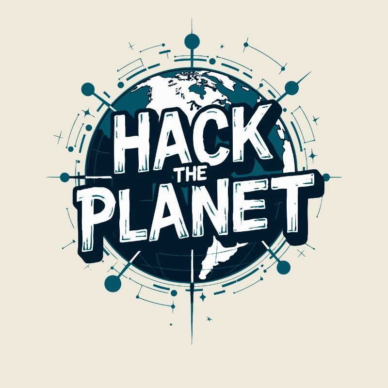 Motif du Globe Hack – Technologie Planétaire
