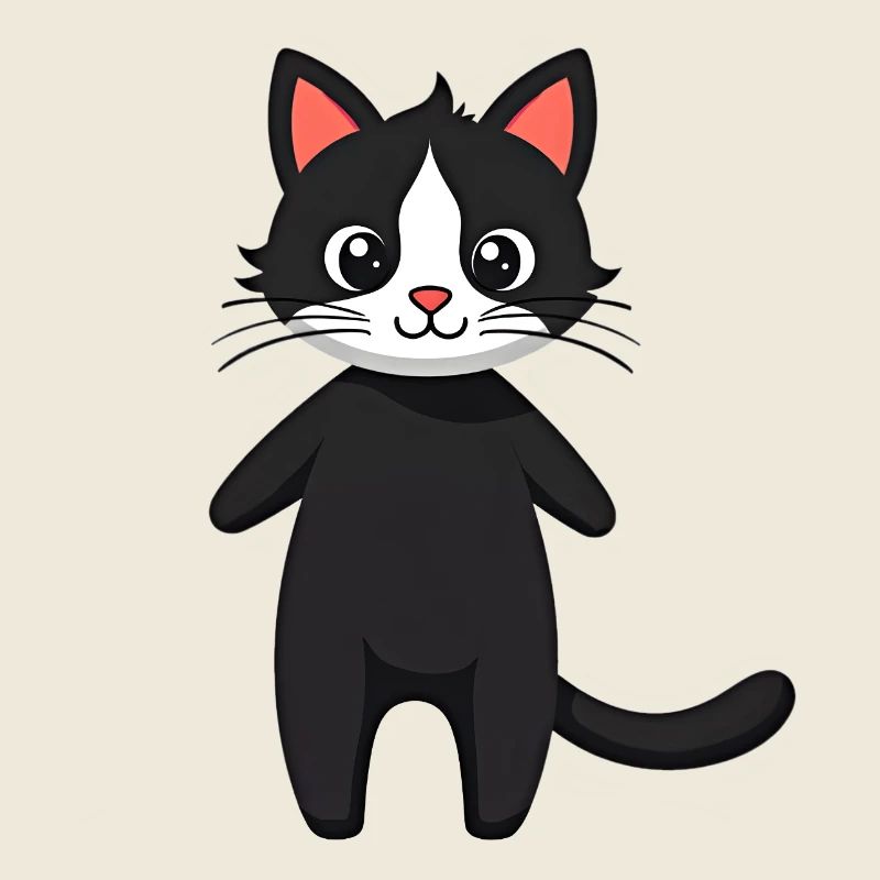 Schwarze Katze