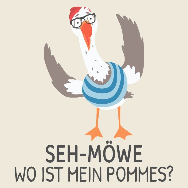 SEH-MÖWE Où sont mes frites ? Mouette drôle