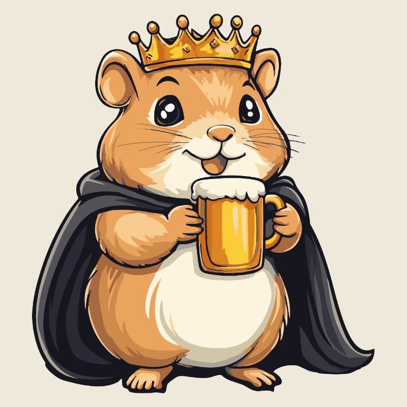 Roi de la bière hamster