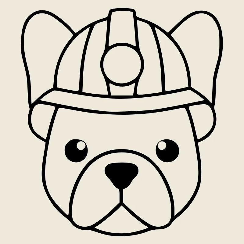 Frenchie Bergarbeiter Helm Lampe