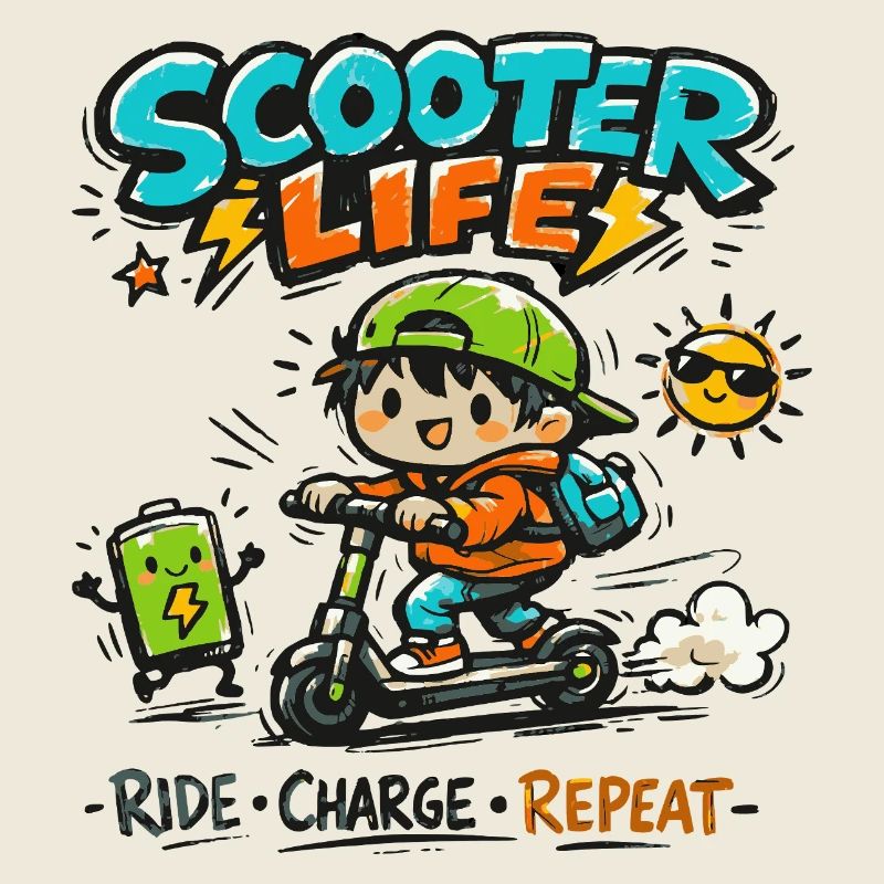Durée de vie du scooter : Répétition de la charge de la conduite