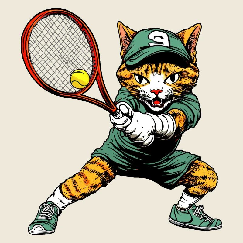 Chat de tennis