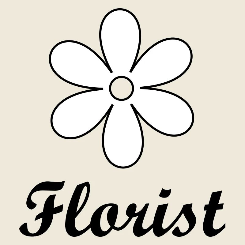 Artisan florist sleek floral logo
