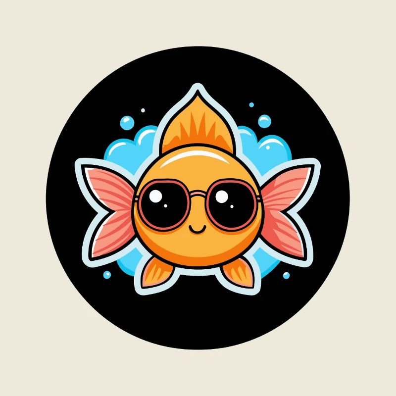 Poisson Chouette et Lunettes
