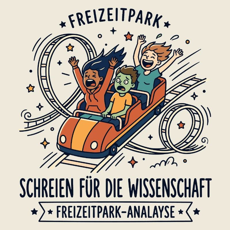 Freizeitpark Achterbahn Humor