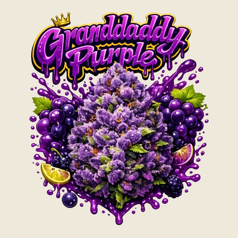 Granddaddy Purple Graffiti Print