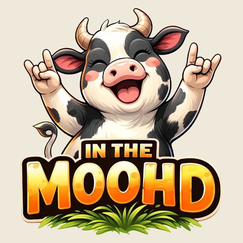 In the Moohd – Lustige Kuh Cartoon