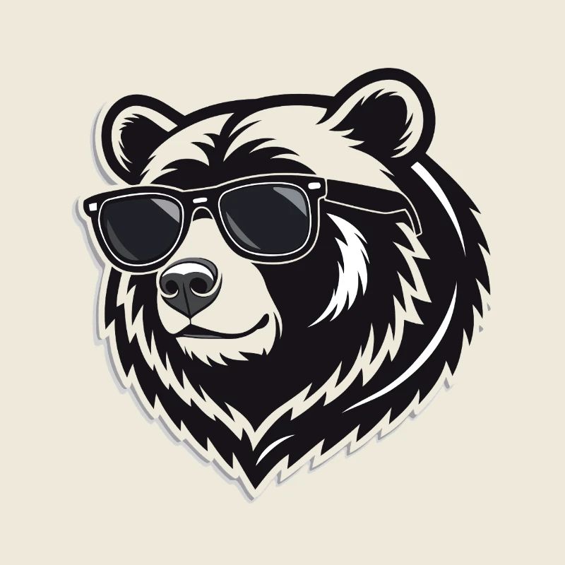 Schwarzbär-Sonnenbrille