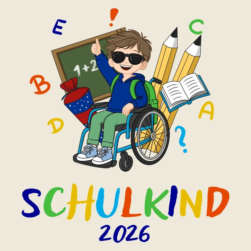 Schulkind 2026: Bunte Inklusion