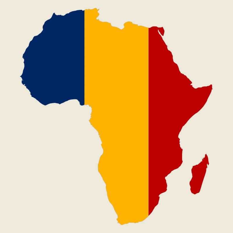 Tschad_Flagge_Afrika