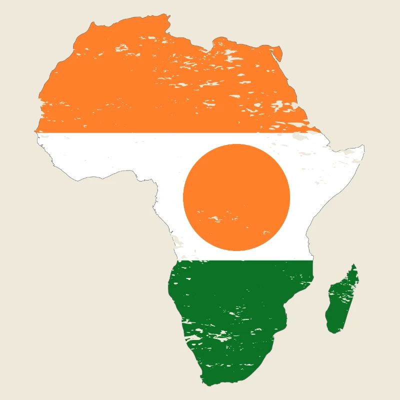 Niger_Flagge_Afrika_used
