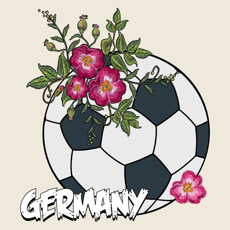 Fußball mit Rosen