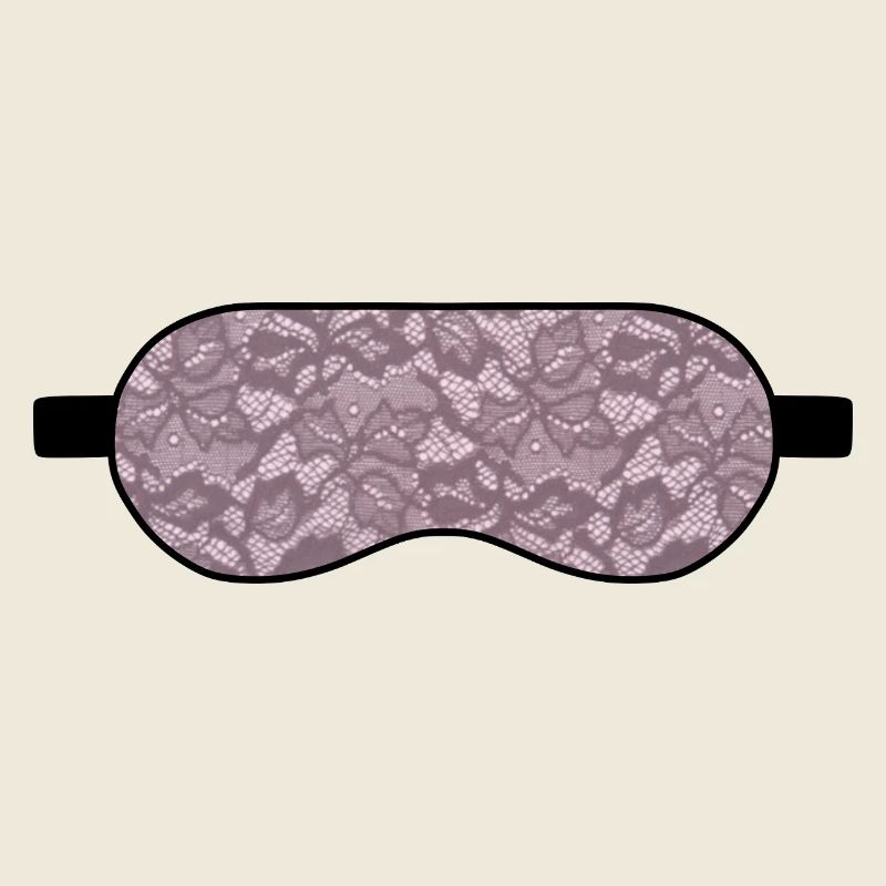 Schlafmaske mit Lavendel-Spitzen-Textur