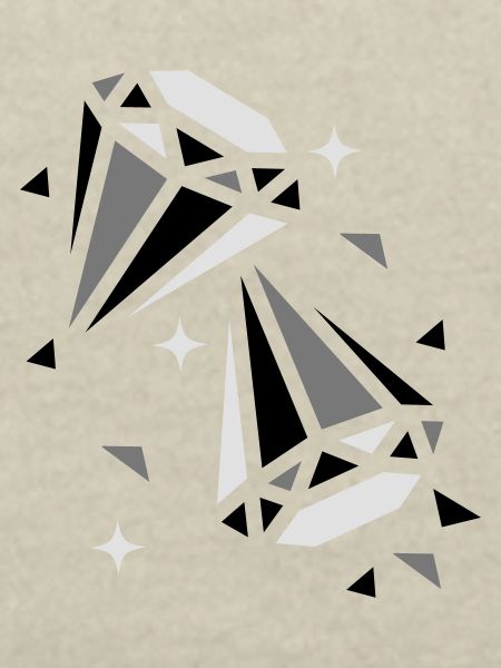 Two diamonds