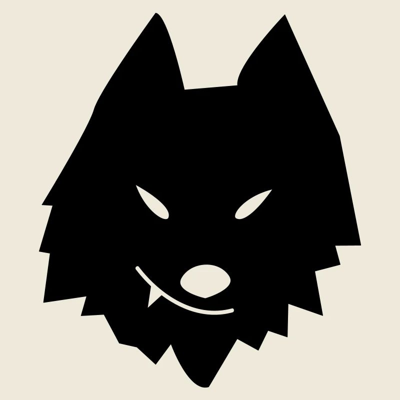 Wolfskopf Stilisiert