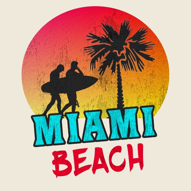 Miami Beach / Retro / Gift / USA