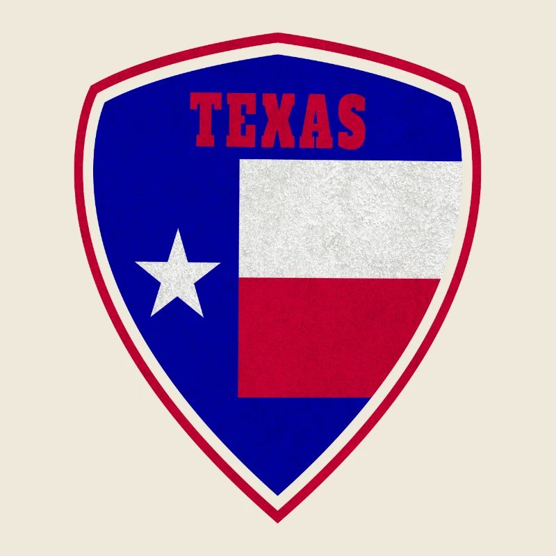 Texas Blason emblème cadeau de drapeau
