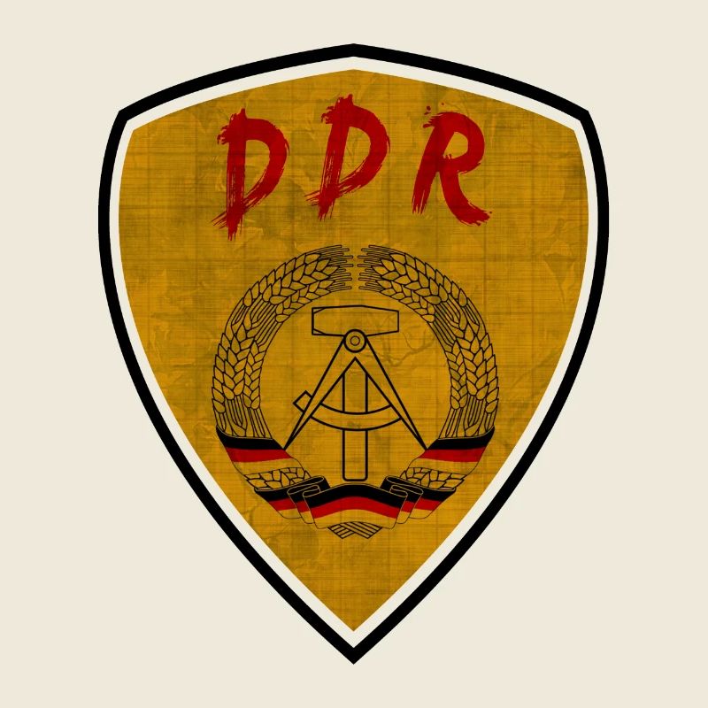 DDR Wappen Design Vintage / Geschenk Ostalgie