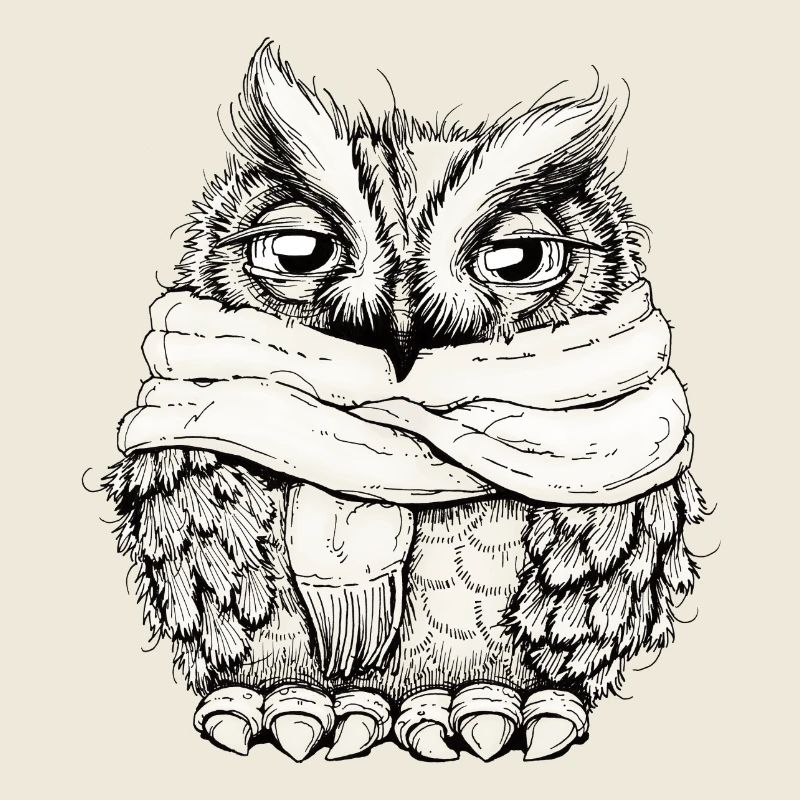 Freezing Owl