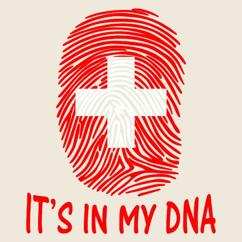 drapeau de la Suisse c'est dans mon ADN Schweiz Suisse