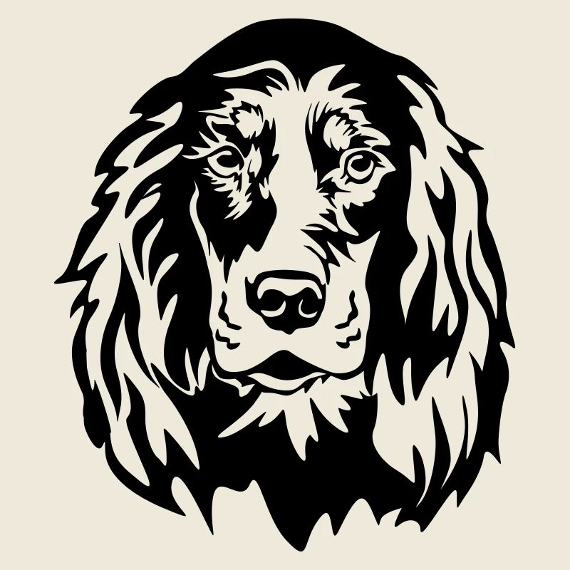 Gordon Setter Kopf