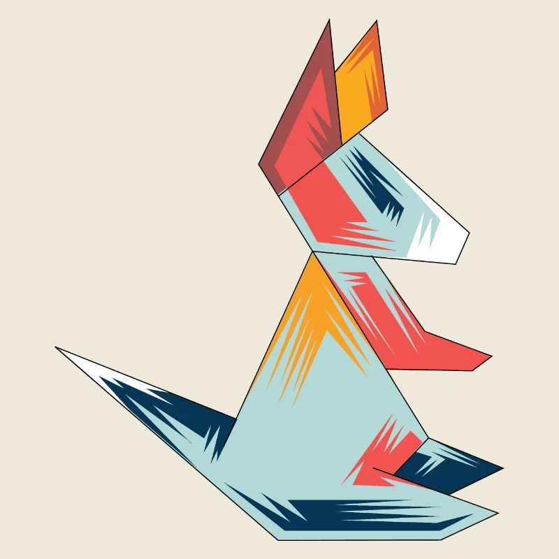 Geometry Icon Color Bunny Abstract Icon Logo