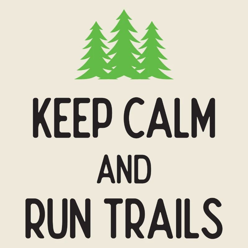 Ruhe bewahren und Trails laufen