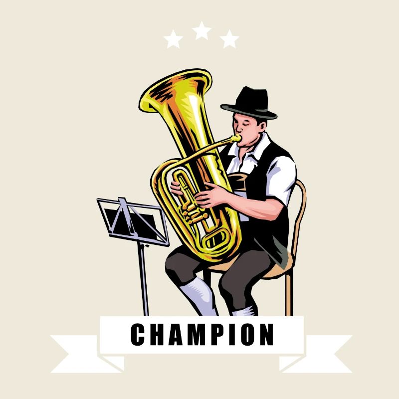 Emblème du champion de tuba