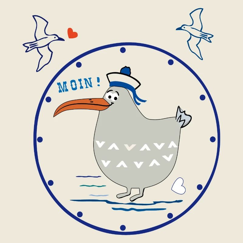 Moin, maritim, Möwe