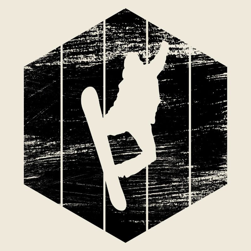 Snowboarder Skizze