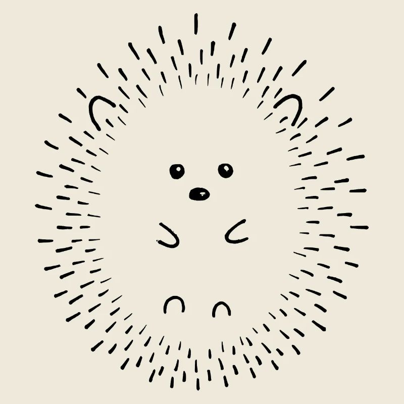 Igel Line Art
