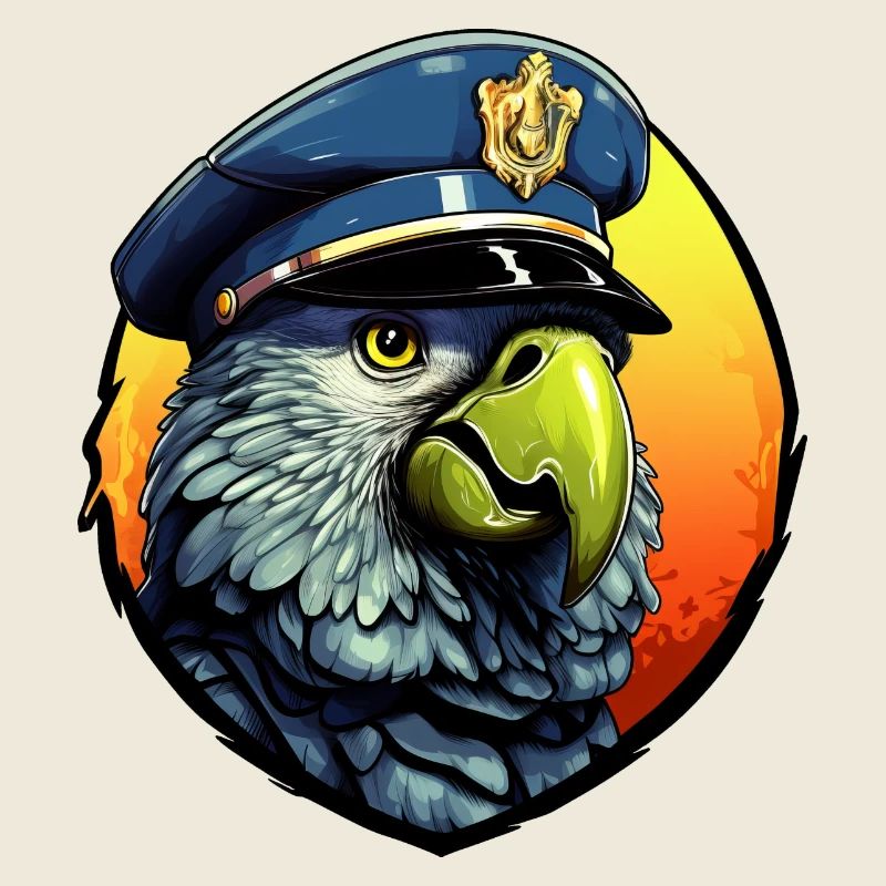 Polizei Papagei