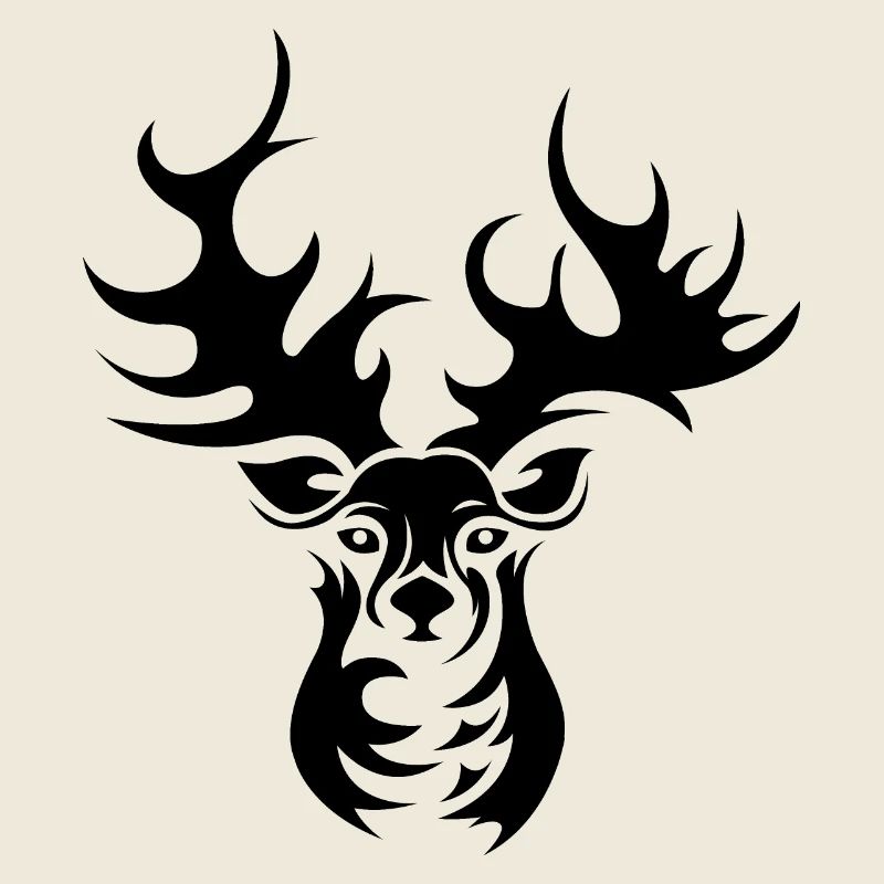 Reindeer Elk Deer Antlers Illustration Icon