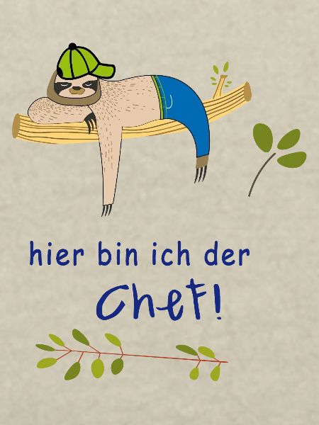 here I'm the sloth