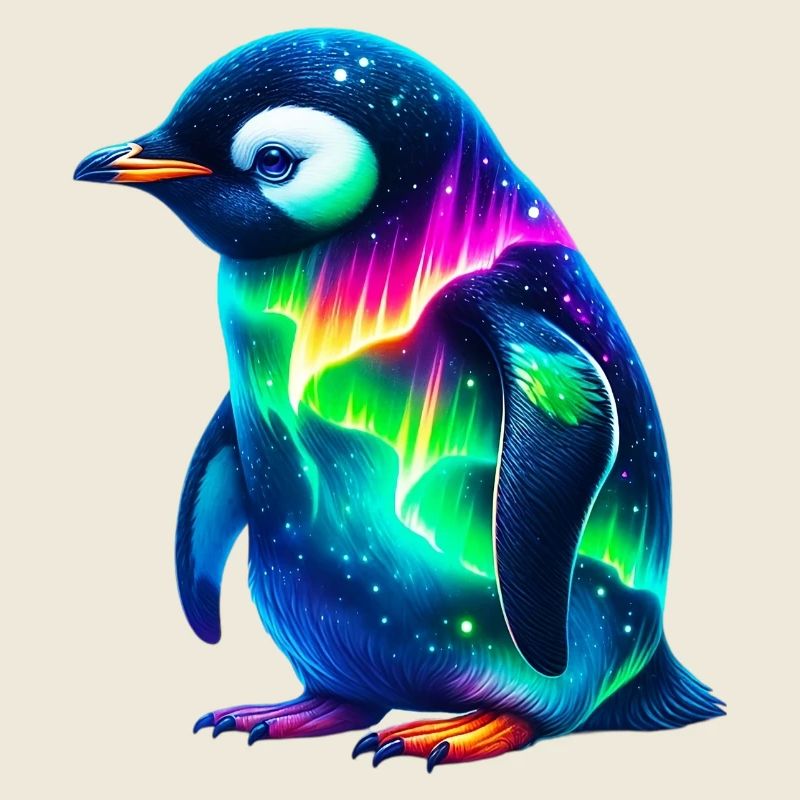 Aurora Borealis Penguin