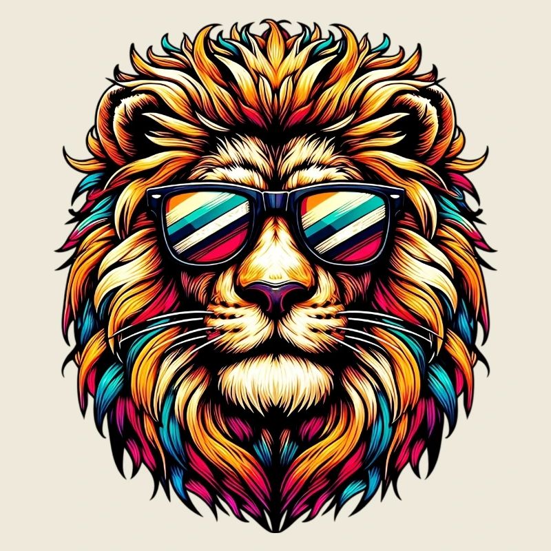 Lion with Sunglasses