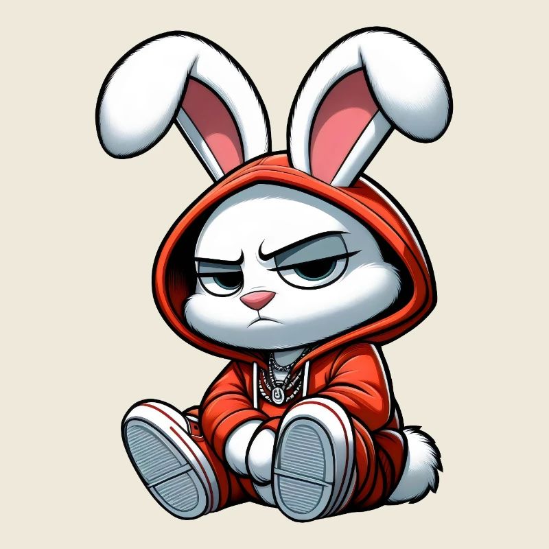 lapin hiphop capuche