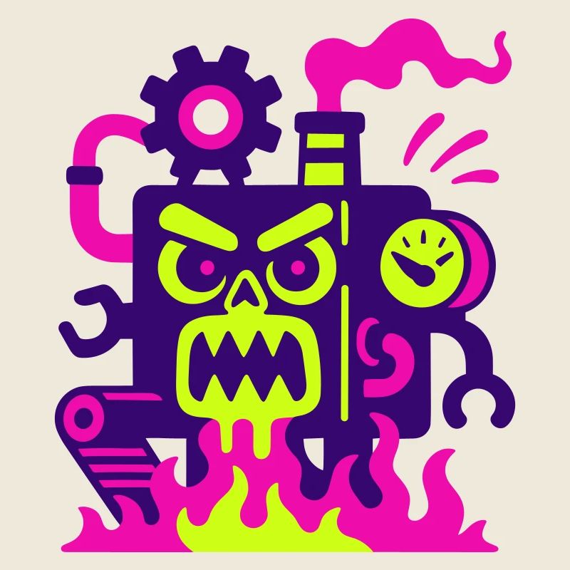 Monster Machine en feu