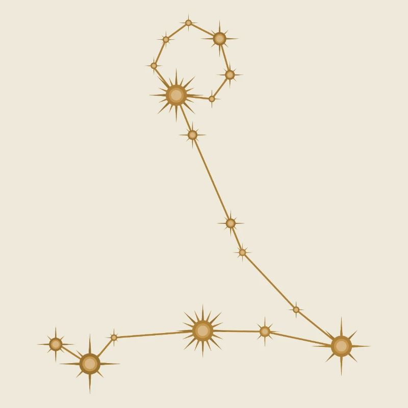 Sternbild Fische Sternzeichen Sternzeichen Golden