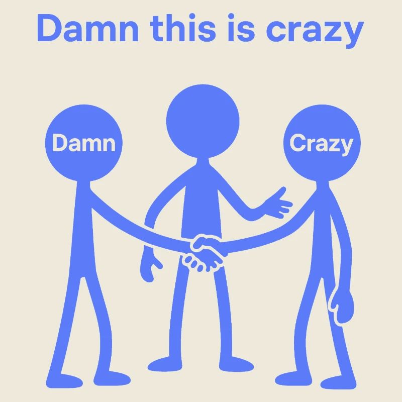 Weird Matchstick Man Gen Z Humor Irony