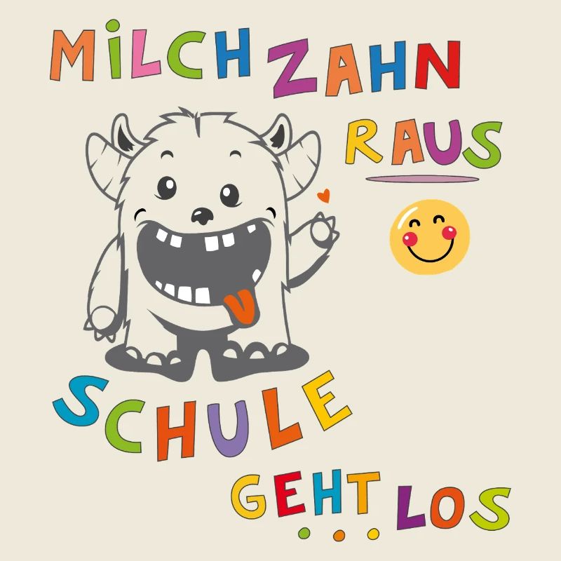 Schule Einschulung Monster
