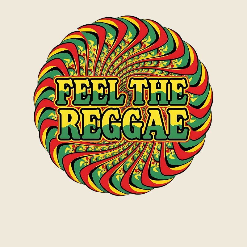 Ressentez le style reggae psychédélique rasta