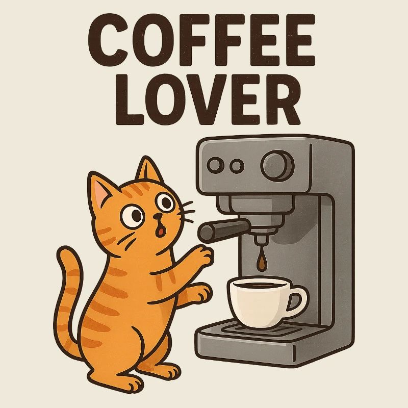 Katzenliebe Kaffee Motiv