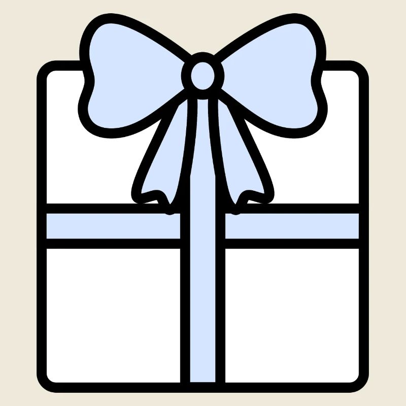 Boîte cadeau élégante avec ruban
